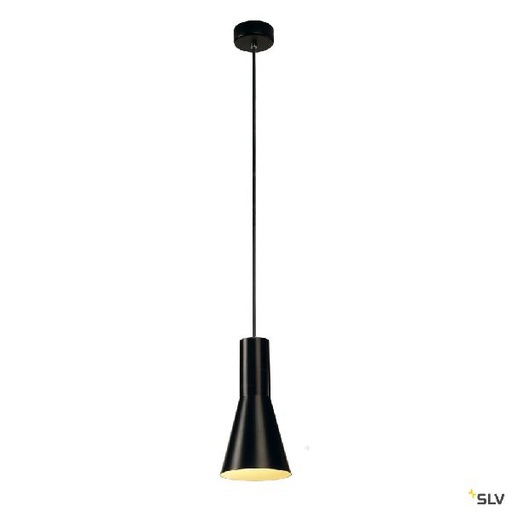 [DC133330] PHELIA 10, suspension intérieure, Ø 13 cm, noir/blanc, E27, 23W max 133330