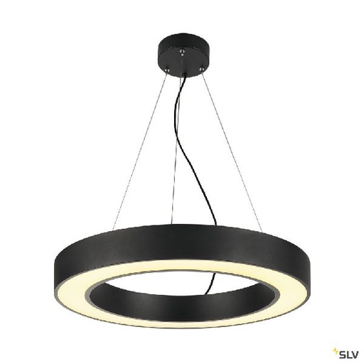 [DC133840] MEDO RING 60, suspension, noir, SMD LED 3000K, 35W 133840