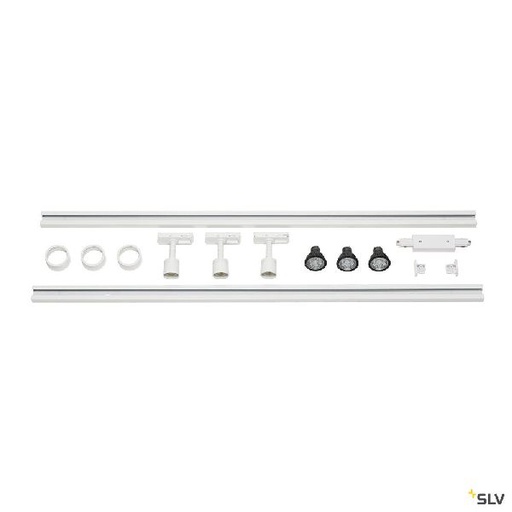 [DC143191] PURI TRACK Kit 1 allumage, blanc, 2x1m, 3x PURI spot et sources LED 143191