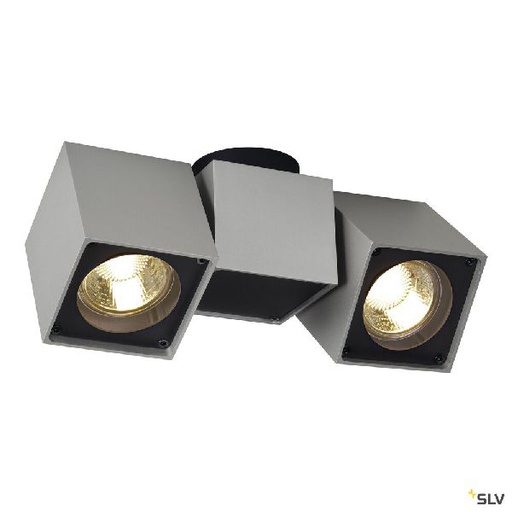 [DC151534] ALTRA DICE, plafonnier, gris/noir, 2x GU10, max. 2x 50W 151534