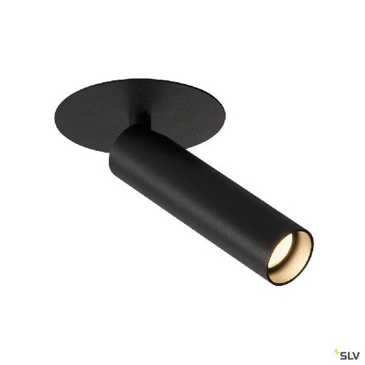 [DC152380] KARPO 30, encastré de plafond ou mural intérieur, noir, LED, 7,5W, 3000K 152380