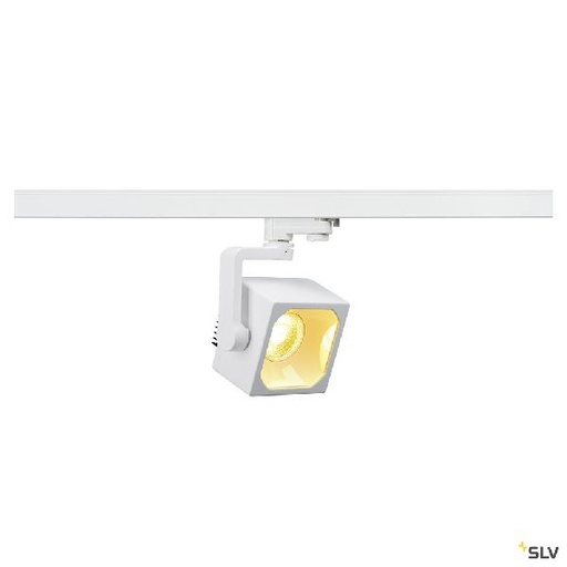 [DC152751] EURO CUBE, spot pour rail 3 allumages intérieur, 60°, blanc, LED, 28,5W, 3000K 152751