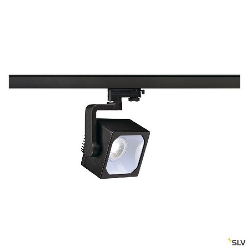 [DC152780] EURO CUBE, spot pour rail 3 allumages intérieur, 60°, noir, LED, 28,5W, 4000K 152780