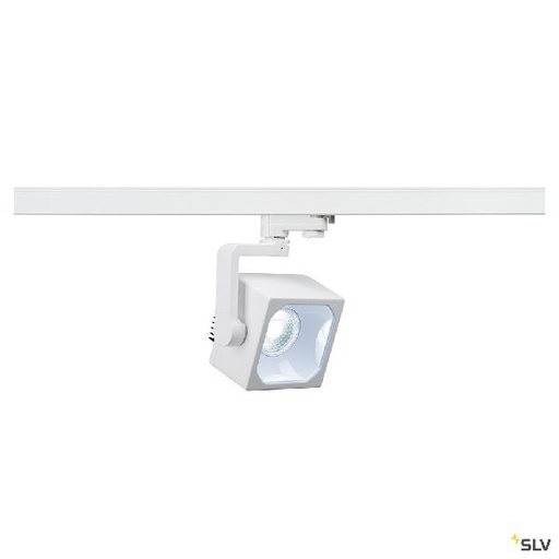 [DC152781] EURO CUBE, spot pour rail 3 allumages intérieur, 60°, blanc, LED, 28,5W, 4000K 152781