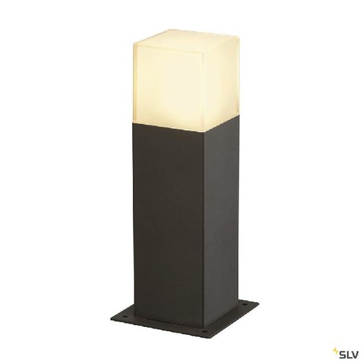 [DC231215] GRAFIT 30, borne extérieure, carré, anthracite, E27, 11W max, IP44 231215