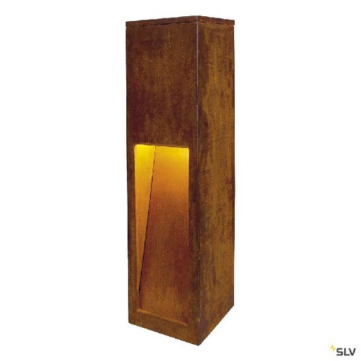 [DC233447] RUSTY® SLOT 50, borne extérieure, fonte rouillée, LED, 8,6W, 3000K, IP55 233447