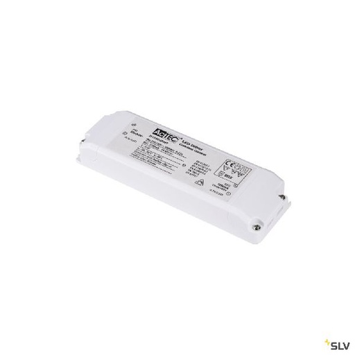 [DC464804] Alimentation LED, intérieur, blanc, 40W, 1050mA, serre-câble inclus, variable 464804
