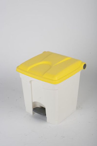 [JVD899751] CONTAINER 30L blanc couvercle jaune - JVD 899751