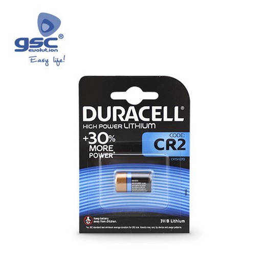 [GC009000143] Pile au lithium Duracell Ultra M3 CR2 Blister 1 | 009000143