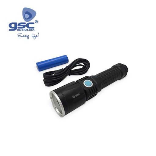 [GC001603249] Lampe de poche en aluminium avec câble USB de 5W | 001603249