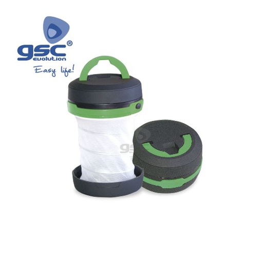 [GC001601441] Mini-lanterne LED camping pliable 130mm Ø 85 | 001601441