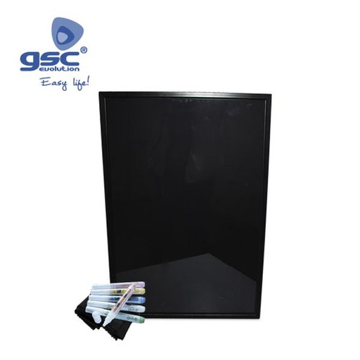 [GC002402013] Tableau noir à LED 8W 700x500mm | 002402013