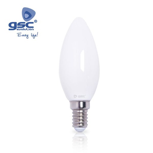 [GC002003515] Ampoule bougie LED 4W E14 6000K Serie Cristal | 002003515