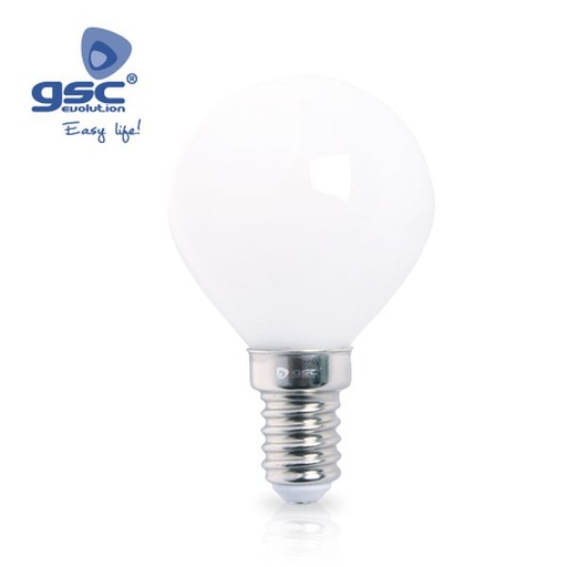 [GC002003510] Ampoule Sphérique LED 4W E14 3000K Serie Cristal | 002003510