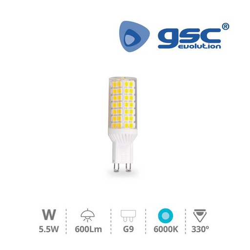 [GC200675016] Lampe 5,5W G9 6000K | 200675016