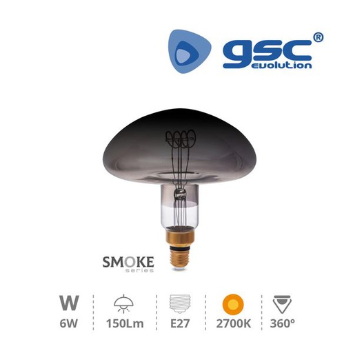 [GC200605004] Lampe à fumée Vintage XL 8W E27 2700K réglable | 200605004