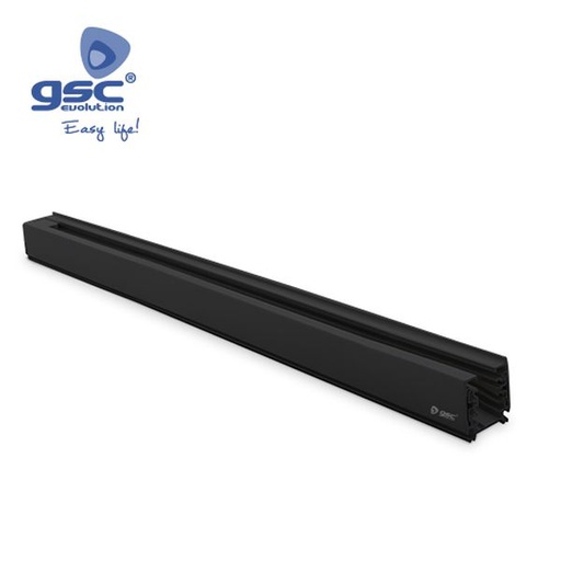 [GC000705274] 1M 3-way track pour projecteur LED Noir | 000705274