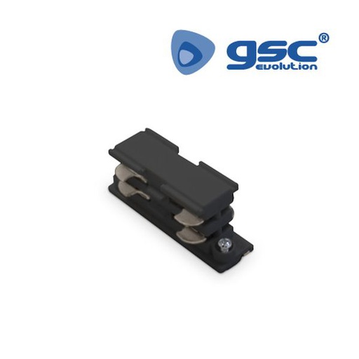 [GC000705309] Connecteur droit 3 voies à courte piste LED Noir | 000705309