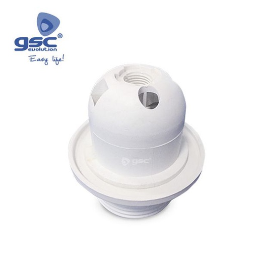 [GC002200289] Douille pour lampe Termoplastique E27 avec rondell | 002200289