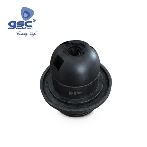 [GC002200290] Douille pour lampe Termoplastique E27 avec rondell | 002200290