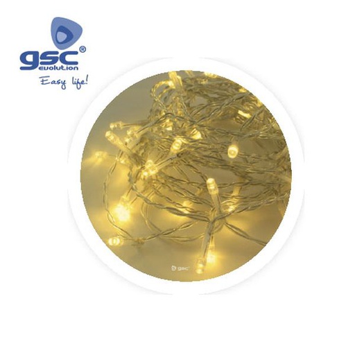 [GC005204465] Guirlande transparente 5M 8 fonctions 2700-3000K | 005204465