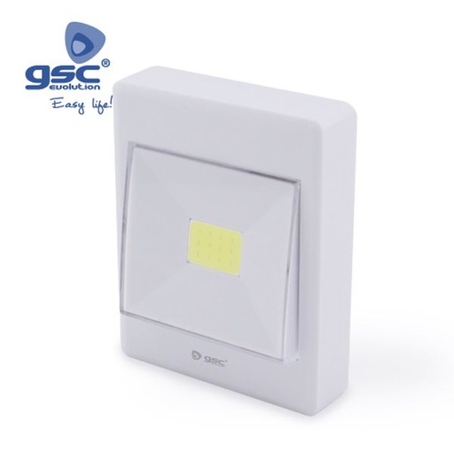 [GC001303218] Interrupteur LED COB 3 piles R3 (AAA) blister | 001303218