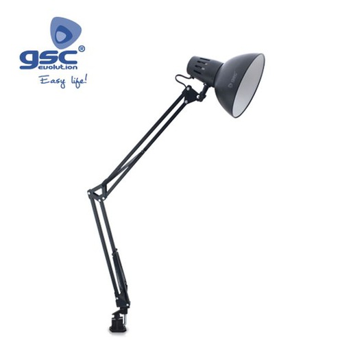 [GC001900397] Lampe de bureau à fixer E27 Máx. 40W - Noir | 001900397
