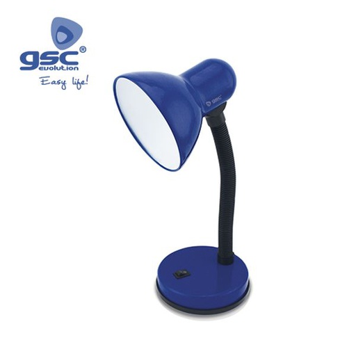 [GC001900417] Lampe de bureauà poser - E27 Max. 40W - Bleu | 001900417
