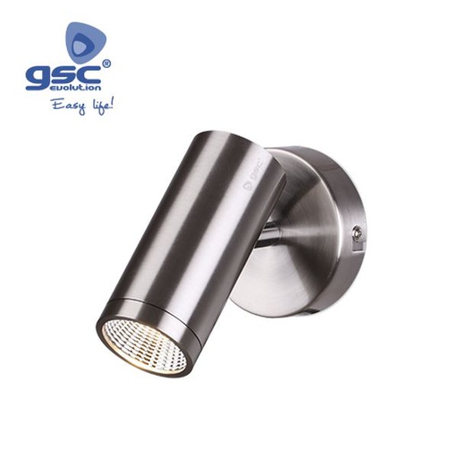 [GC000705203] Plafonnier simple GU10 Max.60W Nickel satiné | 000705203