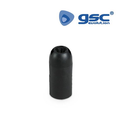 [GC101530001] Porte-lampe thermoplastique lisse E14 Noir | 101530001