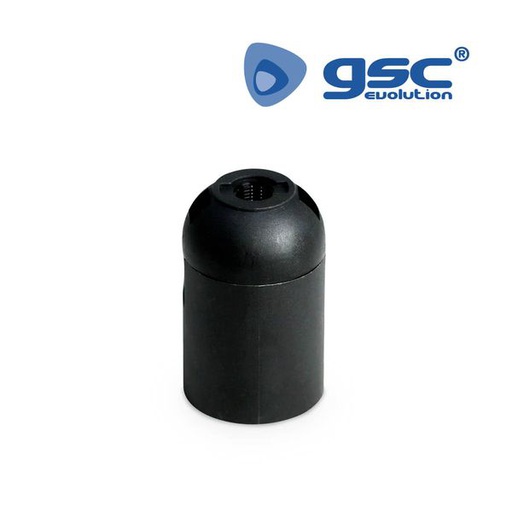 [GC101530005] Porte-lampe thermoplastique lisse E27 Noir | 101530005