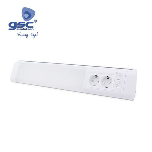 [GC001704756] Prise d'angle LED + interrupteur 15W 6500K | 001704756