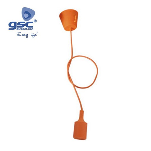 [GC000702187] Suspension plafonnier silicone 1 ampoule E27 cable | 000702187
