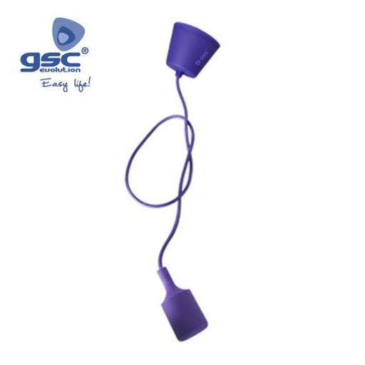[GC000702188] Suspension plafonnier silicone 1 ampoule E27 cable | 000702188