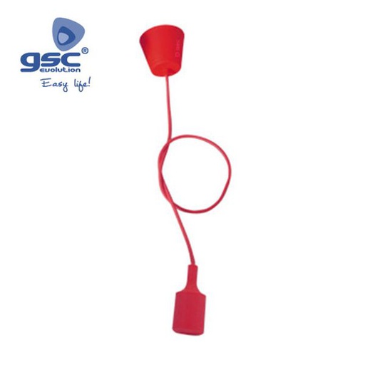 [GC000702189] Suspension plafonnier silicone 1 ampoule E27 cable | 000702189