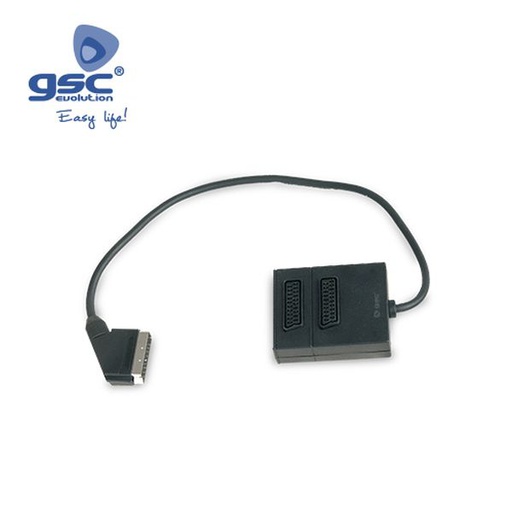 [GC002600917] 1 Euro Mâle a 2 Euro Femelles avec cable | 002600917