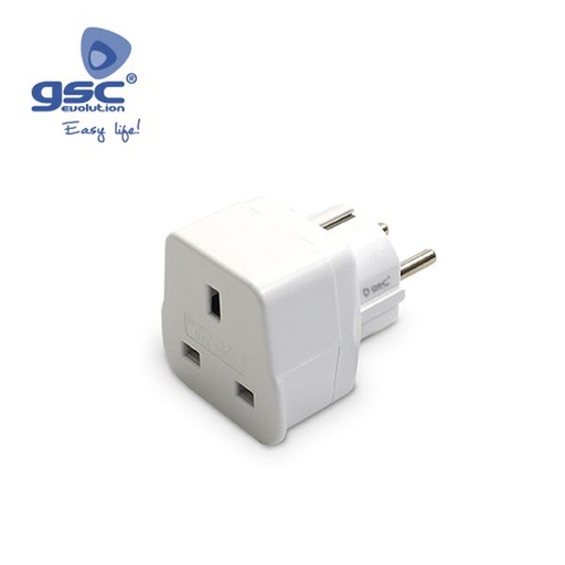 [GC000200598] Adaptateur fiche anglaise 4.8mm Máx.3500W 250V | 000200598