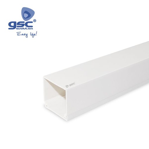 [GC000300621] Goulotte Cache fils électrique blanche à vis 2M 10 | 000300621