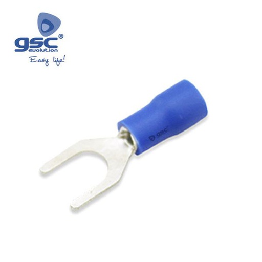 [GC000303604] Sachet de 50 cosses préisolées fourche 5,3/2,5 Ble | 000303604