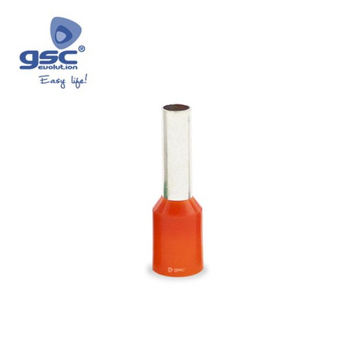 [GC000303645] Sachet de 50 Embouts de câblage isolés 4mm Orange | 000303645