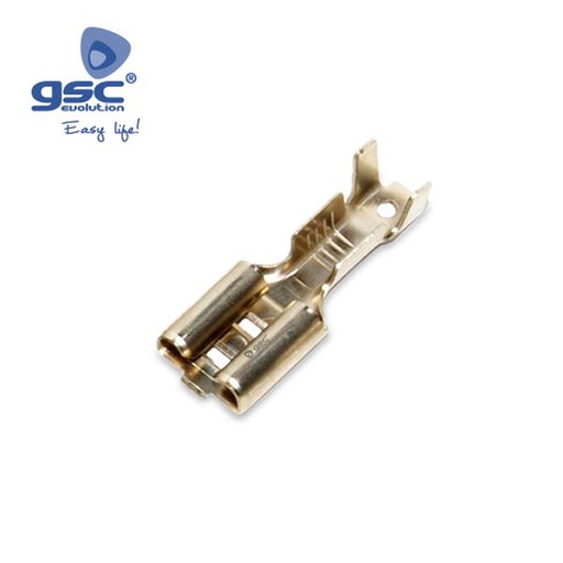 [GC000303636] Sachet de 50 terminal Faston femelle 2,8*0,5/1,5mm | 000303636