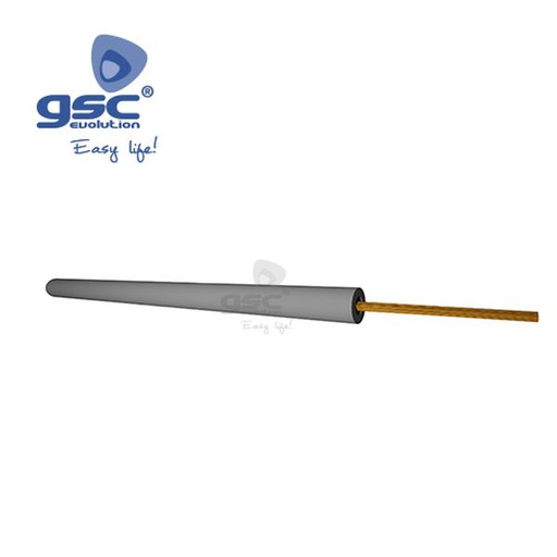 [GC003902950] 100M Cable hilo flexible cuivre Gris 1x2.5mm Libre | 003902950