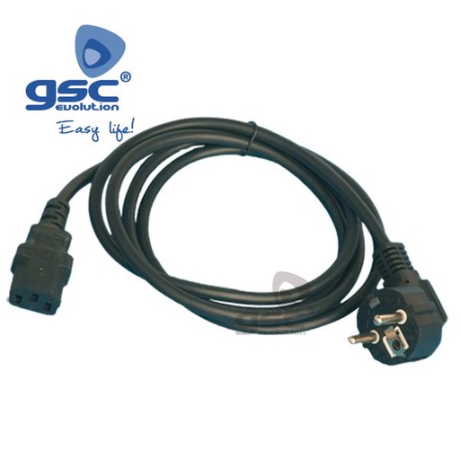 [GC001100235] Connexion Ordinateur (3x0.75mm)1.8M. 10A 250V | 001100235