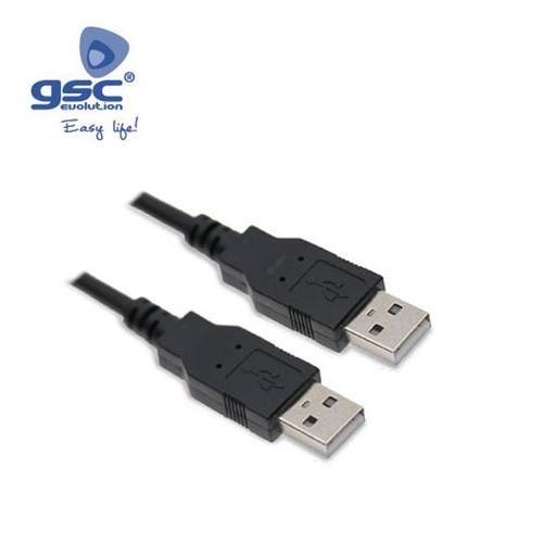 [GC001401689] Cable USB mâle a USB mâle 2.0 - 1.8M | 001401689