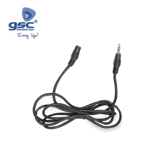 [GC002601357] Connexion audio-stéréo 3.5mm Mâle vers Femelle 3M | 002601357