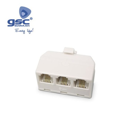 [GC002600944] Multiprise éthernet 1 Mâle triple Femelle téléphon | 002600944