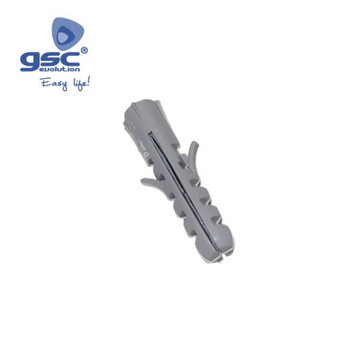 [GC000301306] Sachet de 100 chevilles à expansion Nylon Gris 8mm | 000301306