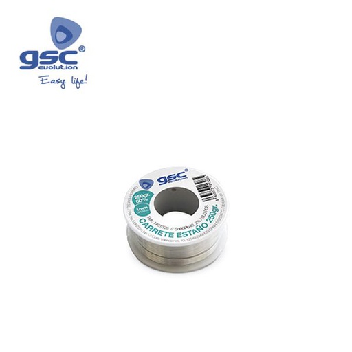 [GC001401328] Bobine fil à souder en d'étain 250gr 60% 1mm | 001401328