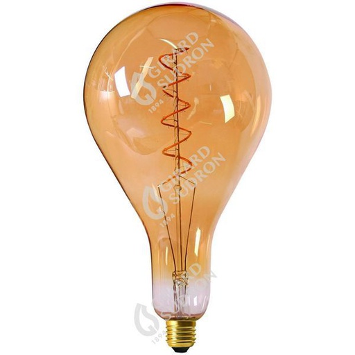 [GS716623] Big bulb led filament led twisted 290mm 6w e27 200 716623
