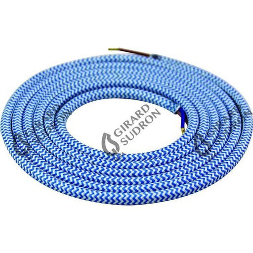 [GS189623] Câble rond chin bleu 2 mtres 2 x 0,75mm2 189623
